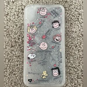 Peanuts Snoopy iPhone XR Glitter Phone Case